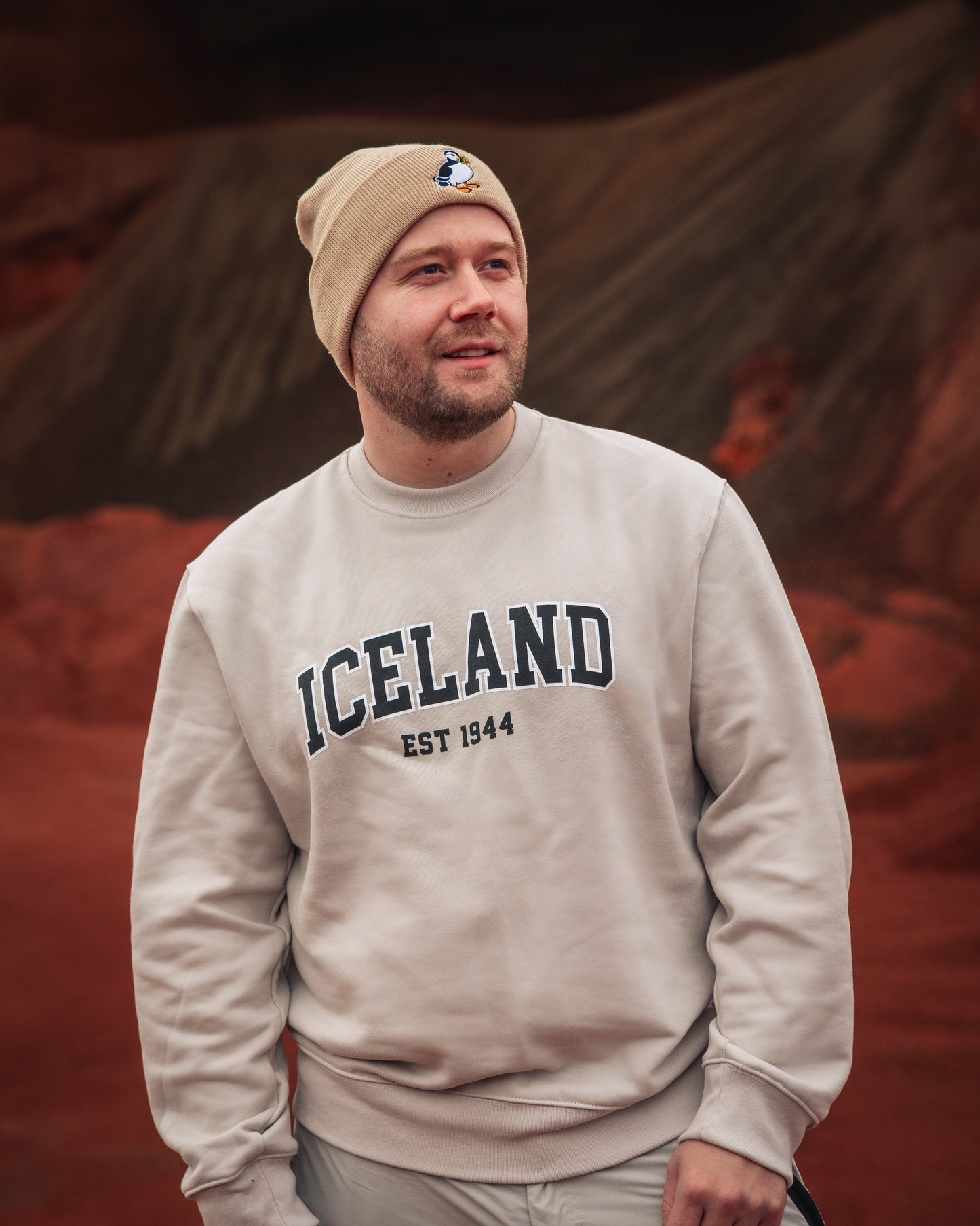 Puffin beanie - Beige