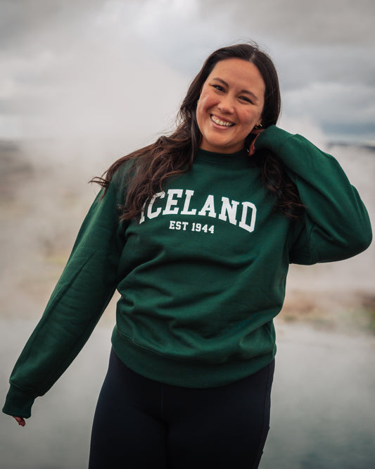 Iceland Est. 1944 crewneck sweatshirt - Forest