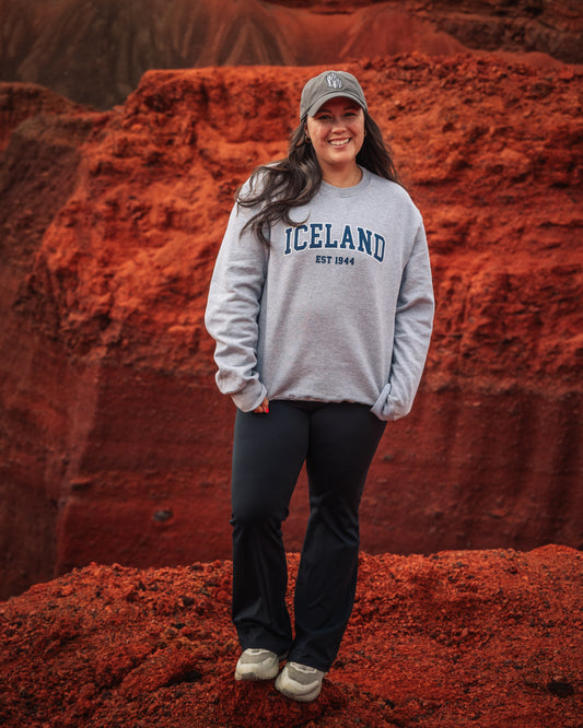 Iceland Est. 1944 crewneck sweatshirt - Athletic Heather