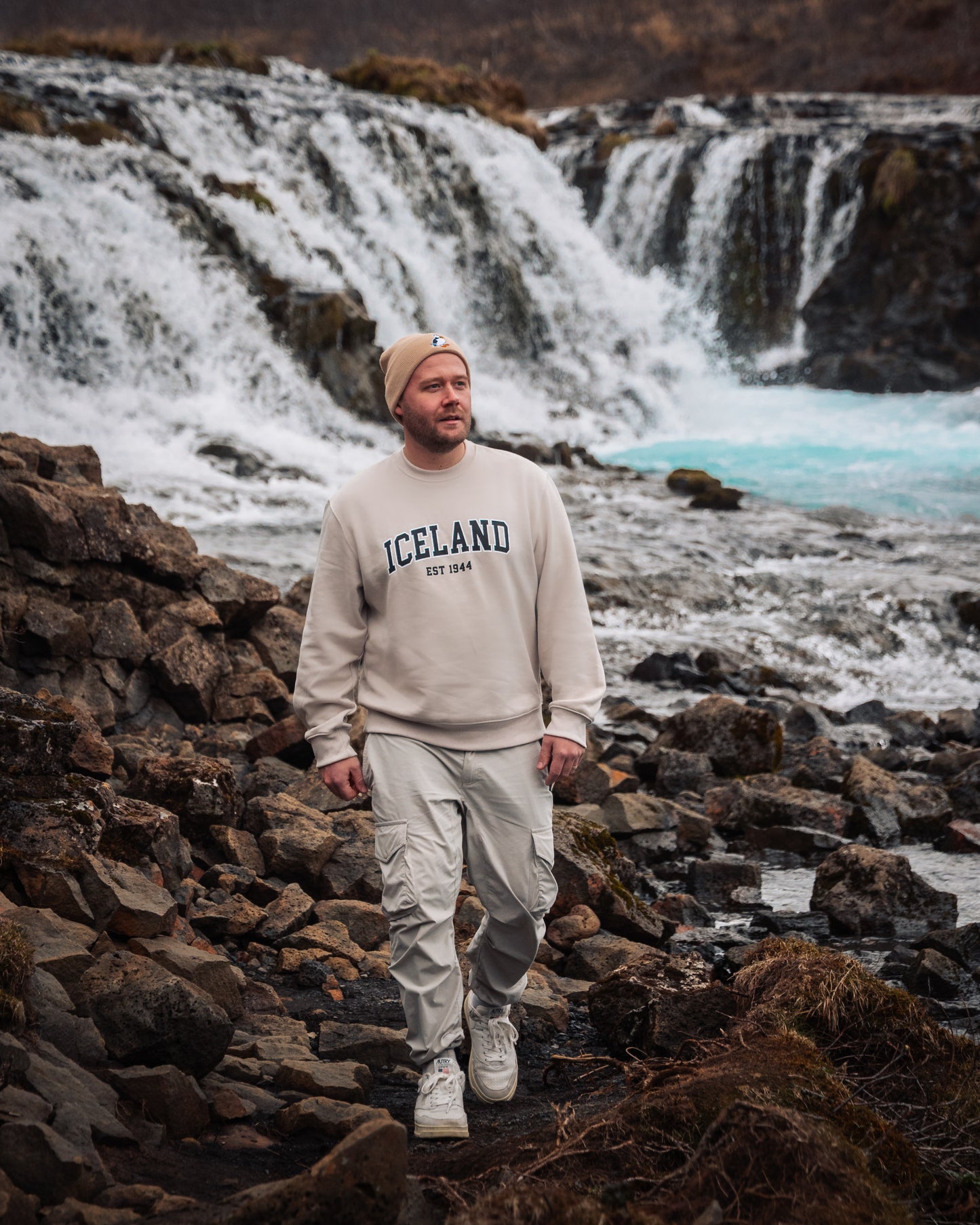Iceland Est. 1944 crewneck sweatshirt - Dust
