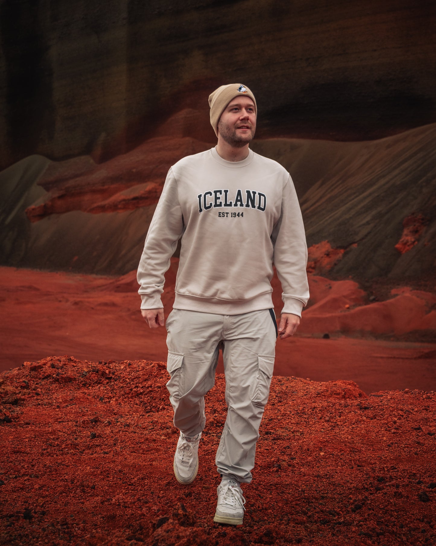Iceland Est. 1944 crewneck sweatshirt - Dust