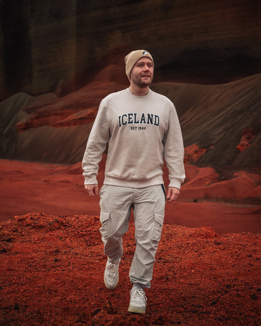 Iceland Est. 1944 crewneck sweatshirt - Dust