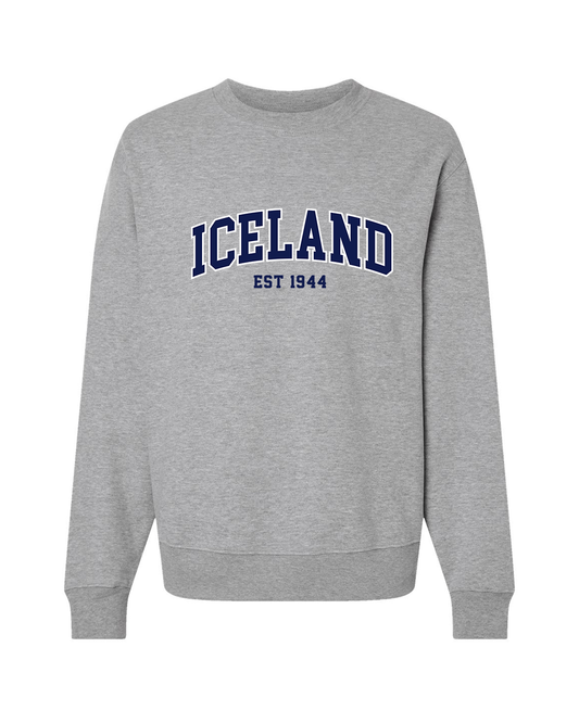 Iceland Est. 1944 crewneck sweatshirt - Athletic Heather